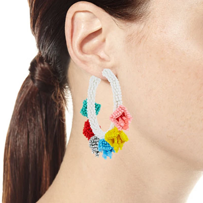 Miwens Charm Beads Round Hanging Statement Earrings Women Colorful Tassel Drop Earrings Bauble Bar Elegant Brincos Jewelry
Miwens Charm Beads Round Hanging Statement Earrings Women Colorful Tassel Drop Earrings Bauble Bar Elegant Brincos Jewelry