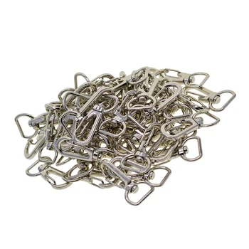 50pcs Silver Metal Swivel Lobster Clasps Lanyard Snap Hook Jewelry Findings Keychain Keyrings DIY Bag Pendant Craft Supplies
50pcs Silver Metal Swivel Lobster Clasps Lanyard Snap Hook Jewelry Findings Keychain Keyrings DIY Bag Pendant Craft Supplies