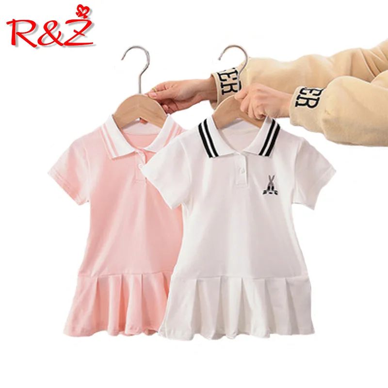 R&Z children's dress 2019 summer new girl embroidery cartoon rabbit dress baby lapel short sleeve pleated dress
R&Z children's dress 2019 summer new girl embroidery cartoon rabbit dress baby lapel short sleeve pleated dress