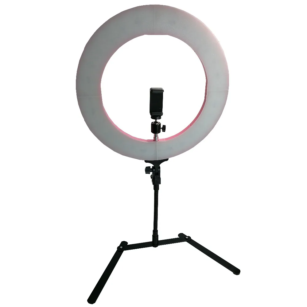 Photographic Ring Lighting Table Ring LED 40cm white yellow pink colors LED inside for Photo and Make up
Photographic Ring Lighting Table Ring LED 40cm white yellow pink colors LED inside for Photo and Make up