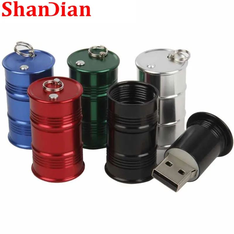 SHANDIAN metal oil tank USB Flash Drives oil bottle pendrive 64GB 32GB 16G 8G 4GB Pen Drive memory stick pendriver U disk
SHANDIAN metal oil tank USB Flash Drives oil bottle pendrive 64GB 32GB 16G 8G 4GB Pen Drive memory stick pendriver U disk
