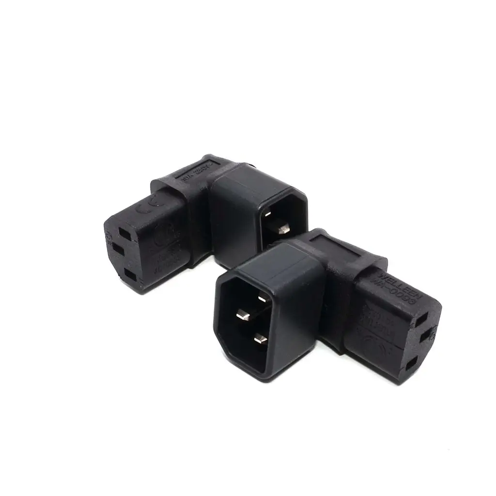Right Angled IEC Convert Adapter, Down Angled IEC 320 C14 to C13 for TV Wall C13 TO C14
Right Angled IEC Convert Adapter, Down Angled IEC 320 C14 to C13 for TV Wall C13 TO C14