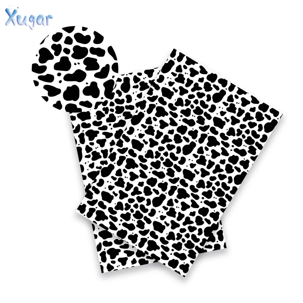 Xugar 22cm*30cm Personality Synthetic Leather Sheet Cow Pattern Printed Pu Fabric For DIY Hairbows Patchwork Sewing Materials
Xugar 22cm*30cm Personality Synthetic Leather Sheet Cow Pattern Printed Pu Fabric For DIY Hairbows Patchwork Sewing Materials