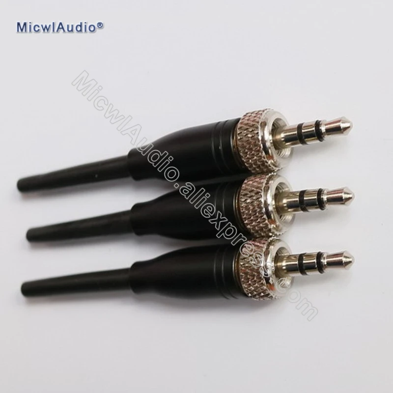 Black Beige 3pcs 3.5mm 1/8 Screw Lock Stereo DIY Connector Audio Adapter for Sennheiser Sony Headset Tie Clip Lavalier Mics
Black Beige 3pcs 3.5mm 1/8 Screw Lock Stereo DIY Connector Audio Adapter for Sennheiser Sony Headset Tie Clip Lavalier Mics