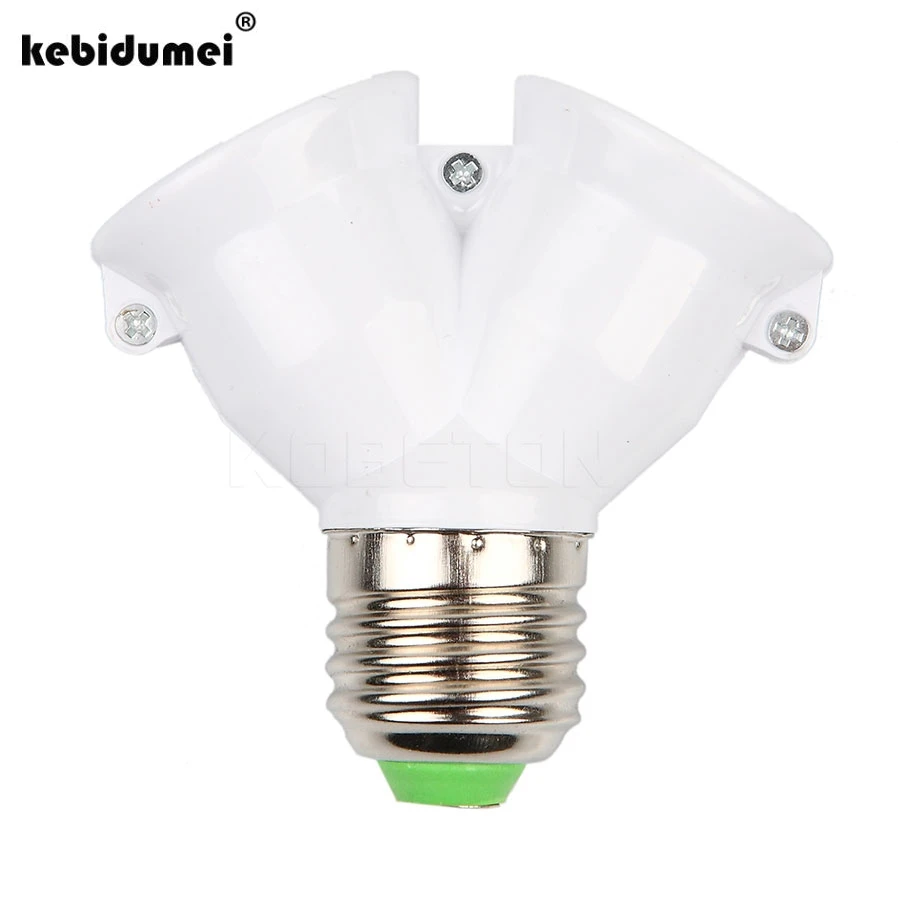 kebidumei Universal Extender Home Type E27 to 2E27 LED Bulb Adapter Lamp Light Plug Socket Base Converter
kebidumei Universal Extender Home Type E27 to 2E27 LED Bulb Adapter Lamp Light Plug Socket Base Converter