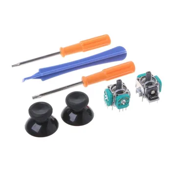 3D Analog Joystick Thumbsticks Grip Cap Replacement Parts+Opening Repair Tools T8 T6 Screwdriver for XBOX ONE Gamepad Controller
3D Analog Joystick Thumbsticks Grip Cap Replacement Parts+Opening Repair Tools T8 T6 Screwdriver for XBOX ONE Gamepad Controller