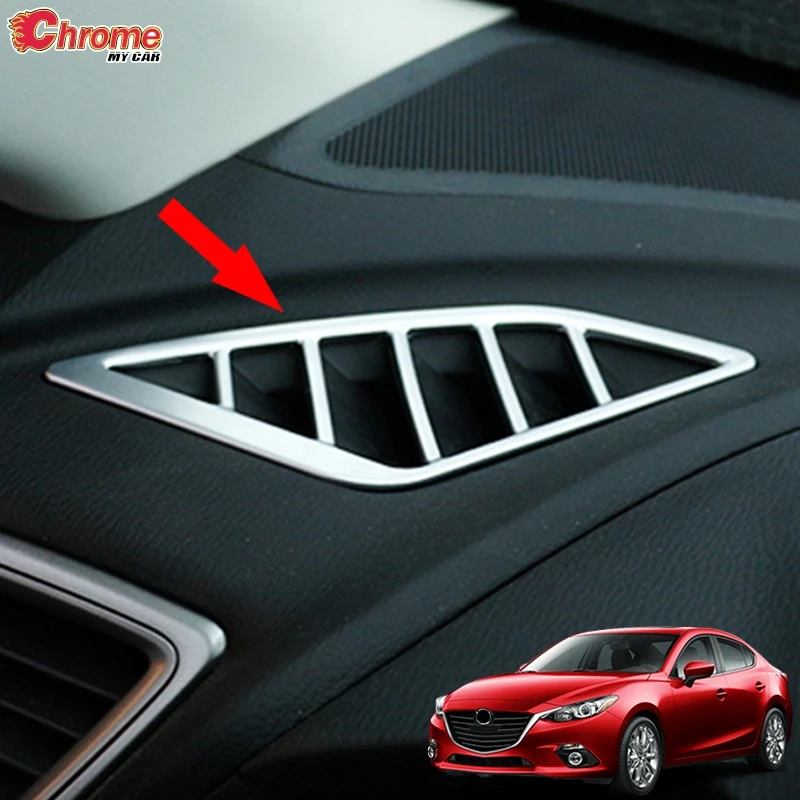 For Mazda 3 Axela 2014-2018 Chrome Inner Door Handle Bowl Cover Trim Frame Bezel