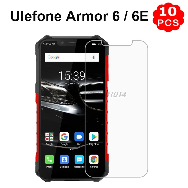 Защитное стекло 2.5D 9H для Ulefone Armor 6 6E 2 дюйма 10 шт. | Мобильные телефоны и аксессуары