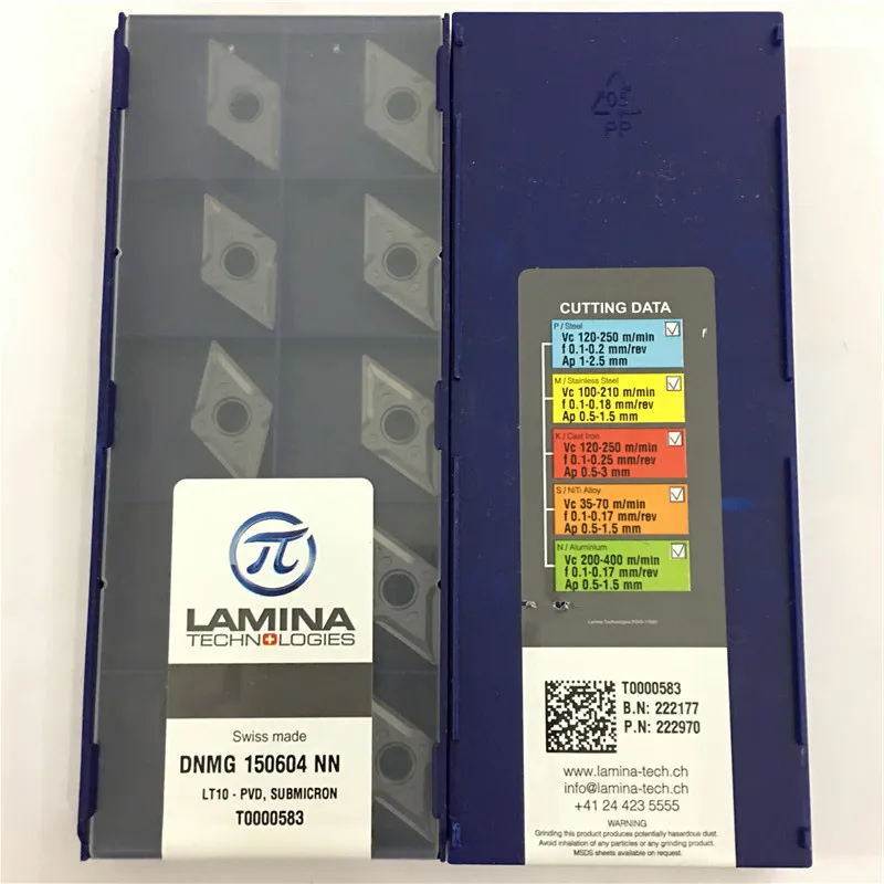 DNMG150604NN LT10 LAMINA CNC blade carbide insert milling inserts 10pcs/lot DNMG 150604 NN LT10
DNMG150604NN LT10 LAMINA CNC blade carbide insert milling inserts 10pcs/lot DNMG 150604 NN LT10