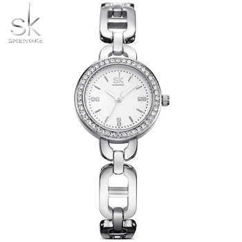 Shengke SK Top Brand Luxury Wris Watch Women Watches Fashion Bracelet Watch Silver And Rose Gold Women's Watches reloj mujer
Shengke SK Top Brand Luxury Wris Watch Women Watches Fashion Bracelet Watch Silver And Rose Gold Women's Watches reloj mujer