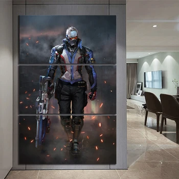 OVERWATCH Video Game Poster Artwork Solider 76 Drawing Art HD Pictures Decorative Paintings for Living Room Wall Decor
OVERWATCH Video Game Poster Artwork Solider 76 Drawing Art HD Pictures Decorative Paintings for Living Room Wall Decor