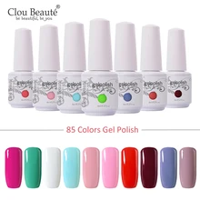 Гвоздь Красоты 85 разноцветный Гель-лак для ногтей Полировка для ногтей Светодиодный УФ-гель лак для ногтей, маникюр Лак удаляющийся замачив...(China)