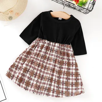 Yangmaile New Fashion Kid Girls Toddler Grid Long Sleeve Plaid Patchwork Party Princess Dresses Clothes Wholesale Free Ship Z4
Yangmaile New Fashion Kid Girls Toddler Grid Long Sleeve Plaid Patchwork Party Princess Dresses Clothes Wholesale Free Ship Z4