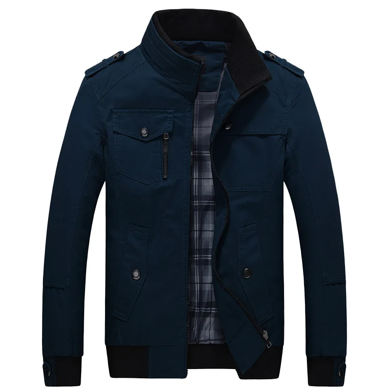 2019 New Spring Autumn Men Casual Jacket Coat Men's Fashion Cotton Slim Military Bomber Mens Jacket Outwear
2019 New Spring Autumn Men Casual Jacket Coat Men's Fashion Cotton Slim Military Bomber Mens Jacket Outwear
