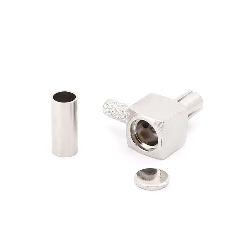 TS9 Male Plug RF Connector Right Angle 90 Degree Crimp Coaxial Adapter For RG174 RG316 LMR100 Cable
TS9 Male Plug RF Connector Right Angle 90 Degree Crimp Coaxial Adapter For RG174 RG316 LMR100 Cable