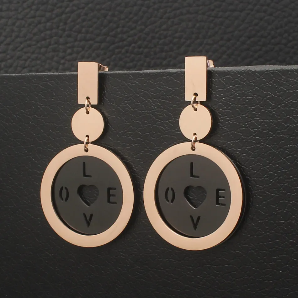 Personality Fashion Stainless Steel Jewelry Long-Style Drop Newest Rose Gold Color Earrings Joker For Woman And Girl EEDZBFBA
Personality Fashion Stainless Steel Jewelry Long-Style Drop Newest Rose Gold Color Earrings Joker For Woman And Girl EEDZBFBA