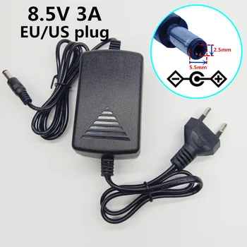 Power Adapter AC to DC 8.5V 3A Adaptor 8.5 Volt Switching power Supply EU US Plug transformator dc5.5mm*2.5mm/2.1mm Converter
Power Adapter AC to DC 8.5V 3A Adaptor 8.5 Volt Switching power Supply EU US Plug transformator dc5.5mm*2.5mm/2.1mm Converter