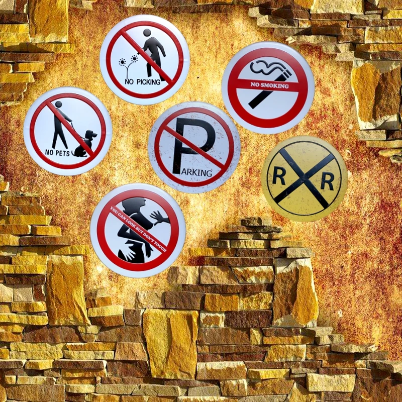 No Smoking Parking Irregular Round Metal Tin Signs Vintage Plaque Music Wall Cafe Garage Pub Home Restaurant Art Decor 30CM U-8
No Smoking Parking Irregular Round Metal Tin Signs Vintage Plaque Music Wall Cafe Garage Pub Home Restaurant Art Decor 30CM U-8