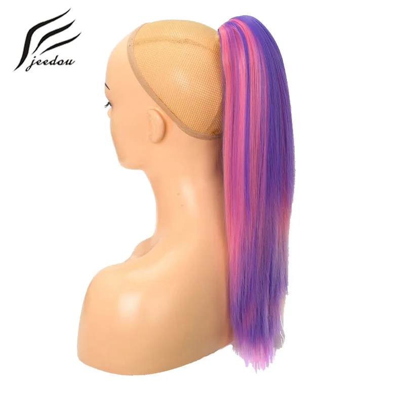 jeedou Synthetic Straight Hair Claw Ponytail 18" 45cm 140g Medium Length Blue Pink Color Nightclub Fashionable Hairpieces
jeedou Synthetic Straight Hair Claw Ponytail 18" 45cm 140g Medium Length Blue Pink Color Nightclub Fashionable Hairpieces
