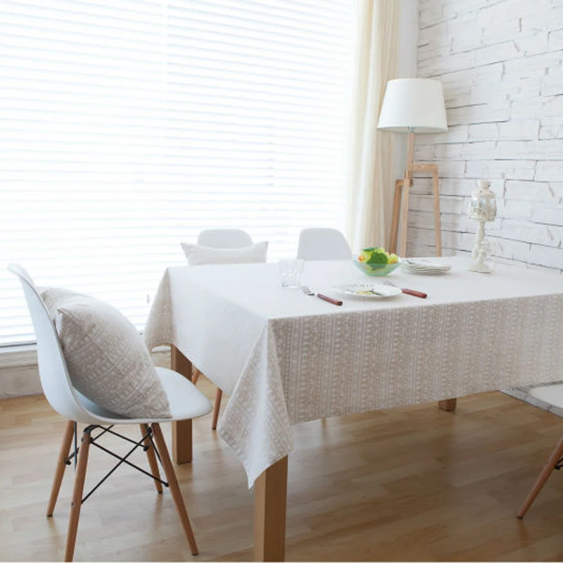 Simanfei 80%Linen And 20%Cotton Pastoral Style Small Pattern White Rectangles Squares Tablecloth
Simanfei 80%Linen And 20%Cotton Pastoral Style Small Pattern White Rectangles Squares Tablecloth