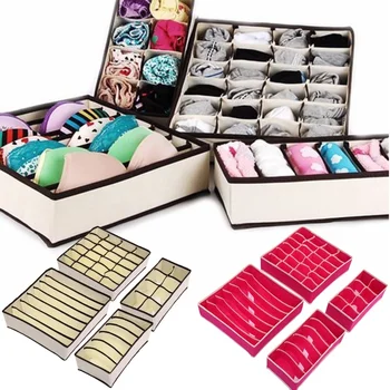 Set of 4 Foldable Drawer Dividers, Storage Boxes, Closet Organizers, Under Bed Organizer
Set of 4 Foldable Drawer Dividers, Storage Boxes, Closet Organizers, Under Bed Organizer
