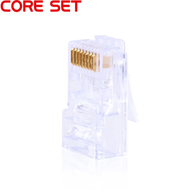 RJ45 Net Network Cables Modular Plug Gold Plated Cat5 CAT5e Connector 8P8C utp Unshielded Modular Rj45 Plug Terminals
RJ45 Net Network Cables Modular Plug Gold Plated Cat5 CAT5e Connector 8P8C utp Unshielded Modular Rj45 Plug Terminals