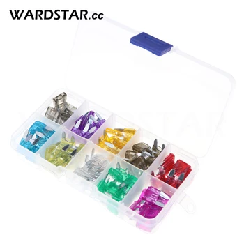 

100pcs/lot Mini Blade Fuse Assortment Auto Car Motorcycle SUV FUSES Kit APM ATM 2A 3A 5A 7.5A 10A 15A 20A 25A 30A 35A