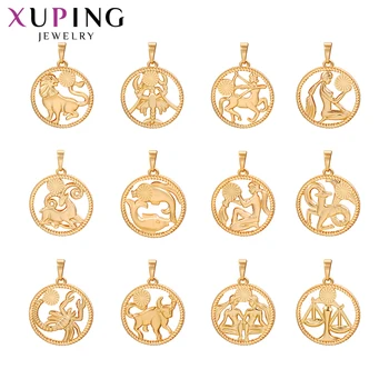 Xuping Jewelry for Man or Women Christmas Gifts Twelve Constellations Shape Gold-color Plated Pendant Sets S118S-34634
Xuping Jewelry for Man or Women Christmas Gifts Twelve Constellations Shape Gold-color Plated Pendant Sets S118S-34634