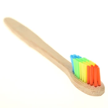 Colorful Head Bamboo Toothbrush Wholesale Environment Wooden Rainbow Bamboo Toothbrush Oral Care Soft Bristle 
Colorful Head Bamboo Toothbrush Wholesale Environment Wooden Rainbow Bamboo Toothbrush Oral Care Soft Bristle