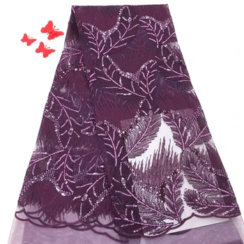 VILLIEA Nigerian Lace Fabrics For Wedding 2018, African French Lace Fabric High Quality Sequins Lace Fabric, Purple Gold Lace
VILLIEA Nigerian Lace Fabrics For Wedding 2018, African French Lace Fabric High Quality Sequins Lace Fabric, Purple Gold Lace