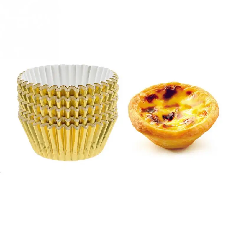 100PCS/Box Aluminum foil Paper Cake Cup Mold Cupcake Cases Liners Muffin Kitchen Baking Wedding Party Gold Disposable #911 New
100PCS/Box Aluminum foil Paper Cake Cup Mold Cupcake Cases Liners Muffin Kitchen Baking Wedding Party Gold Disposable #911 New