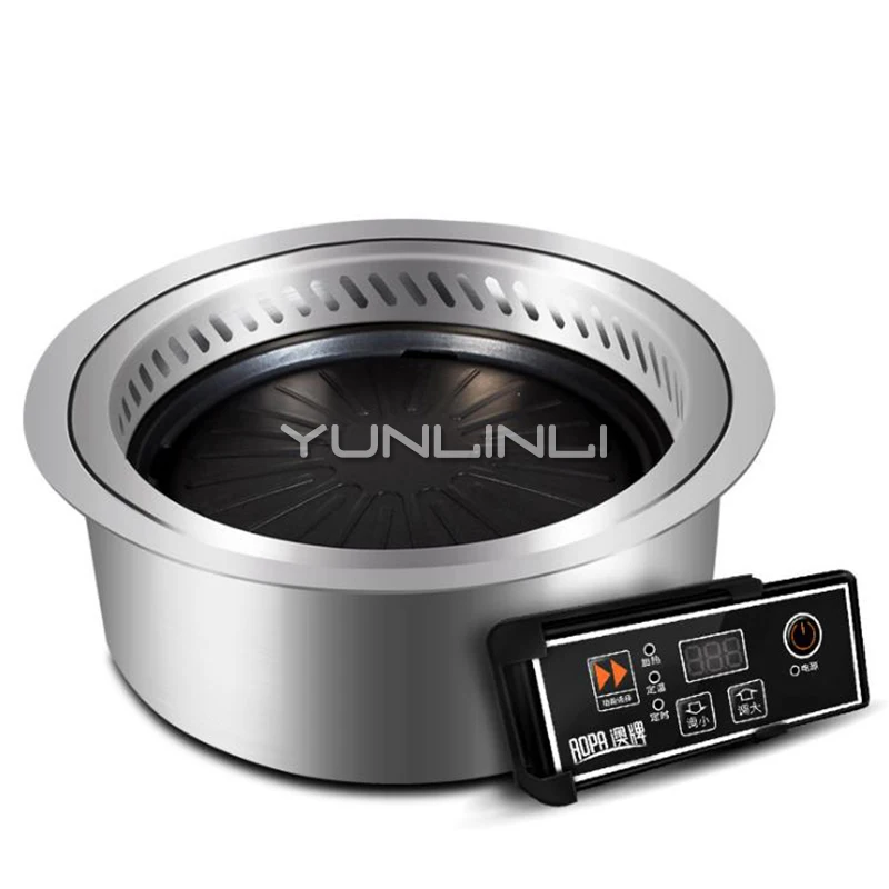 Commercial Smokeless Electric Grill Household Infrared Korean Non-Stick BBQ Stainless Steel Pan For Family DT40
Commercial Smokeless Electric Grill Household Infrared Korean Non-Stick BBQ Stainless Steel Pan For Family DT40
