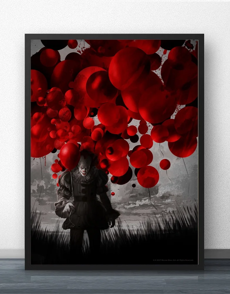IT Pennywise Movie Wall Art Paint Wall Decor Canvas Prints Canvas Art Poster Oil Paintings No Frame
IT Pennywise Movie Wall Art Paint Wall Decor Canvas Prints Canvas Art Poster Oil Paintings No Frame