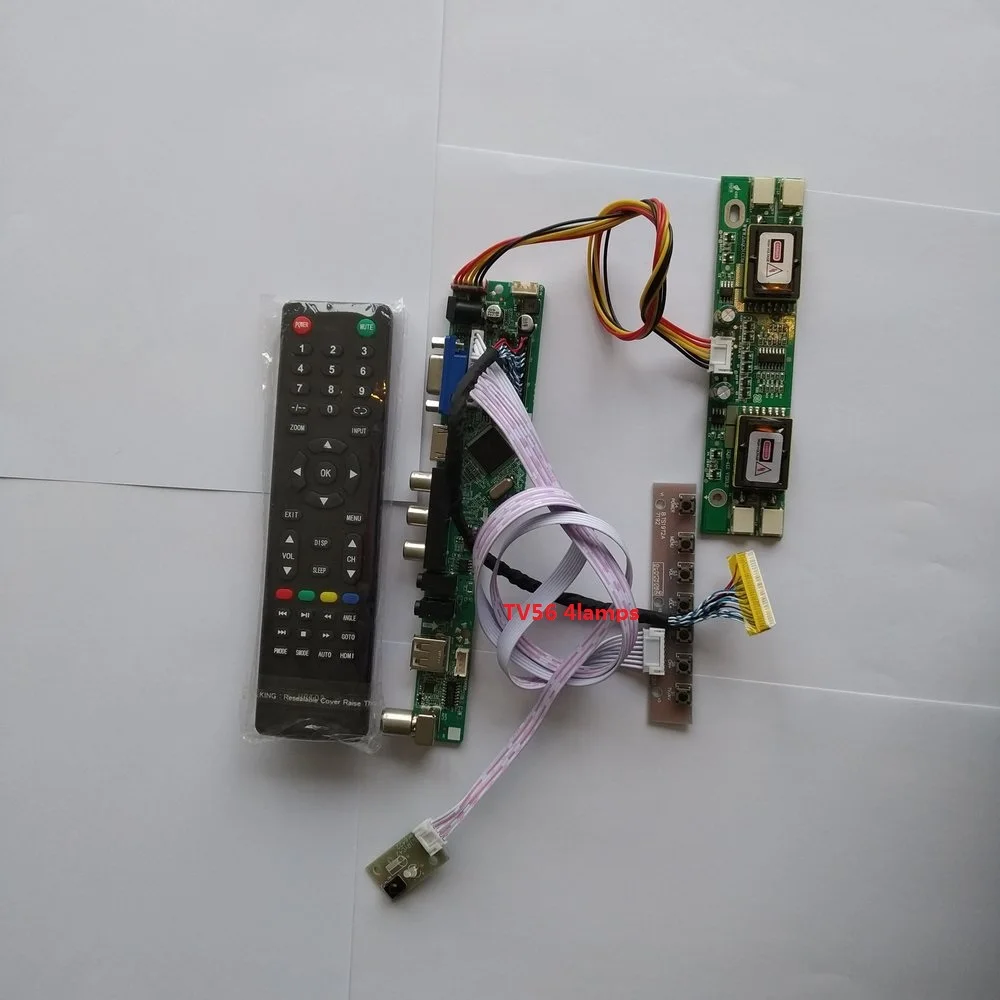 for LTM190M2-L31 1440X900 19" 30pin AV TV card kit LCD Digital Signal 4 lamps Resolution Controller Board Interface USB
for LTM190M2-L31 1440X900 19" 30pin AV TV card kit LCD Digital Signal 4 lamps Resolution Controller Board Interface USB