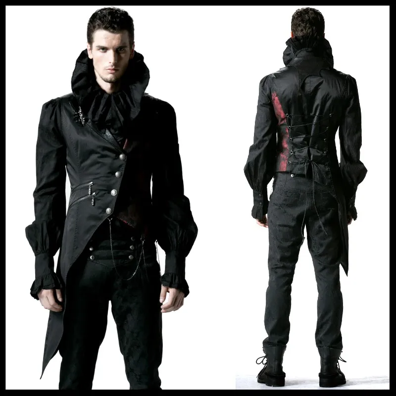 Punk Rave Men Vest Gothic Steampunk Fashion Visual Kei Vest Rock Fashion Clothing Vampire Vest Party Cosplay Costumes
Punk Rave Men Vest Gothic Steampunk Fashion Visual Kei Vest Rock Fashion Clothing Vampire Vest Party Cosplay Costumes