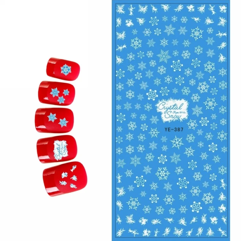UPRETTEGO NAIL ART BEAUTY WATER DECAL SLIDER NAIL STICKER CARTOON XMAS SNOW FLAKE TRIPLE COLORS FLOWER YE387-392
UPRETTEGO NAIL ART BEAUTY WATER DECAL SLIDER NAIL STICKER CARTOON XMAS SNOW FLAKE TRIPLE COLORS FLOWER YE387-392