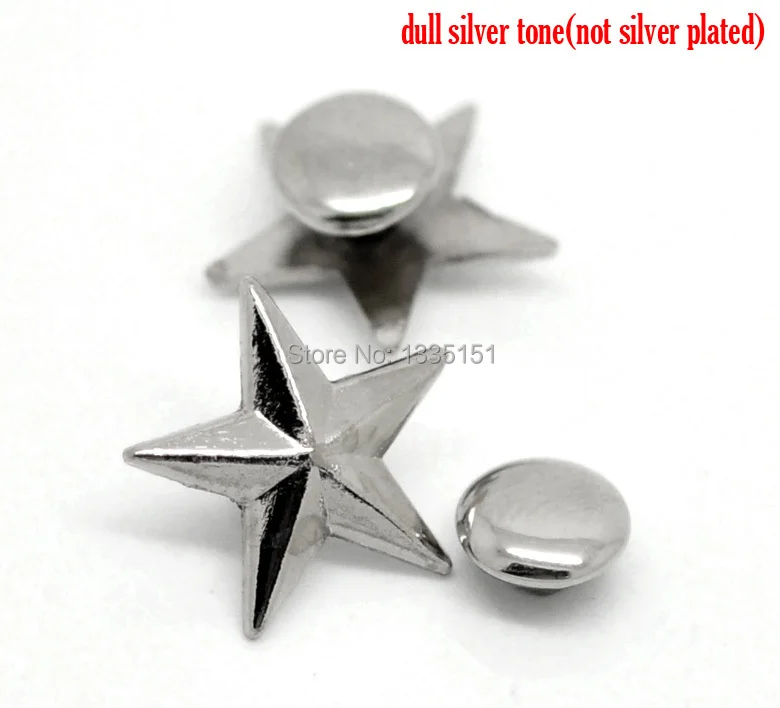 Free shipping -50 Sets Silver Tone Star Spike Rivet Studs Spots 14mmx13mm 7mmBag Leather Clothes J1280
Free shipping -50 Sets Silver Tone Star Spike Rivet Studs Spots 14mmx13mm 7mmBag Leather Clothes J1280