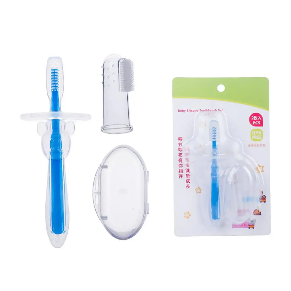 Baby Care Tooth Brush Finger Toothbrush Silicone Toothbrush Set Soft-bristle Toothbrush
Baby Care Tooth Brush Finger Toothbrush Silicone Toothbrush Set Soft-bristle Toothbrush