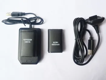 4In1 Set for Xbox360 Controller Xbox 360 Gamepad Charger Base Charging Station Dock+2Pcs Rechargeable Battery 4800mAh+USB Cable
4In1 Set for Xbox360 Controller Xbox 360 Gamepad Charger Base Charging Station Dock+2Pcs Rechargeable Battery 4800mAh+USB Cable