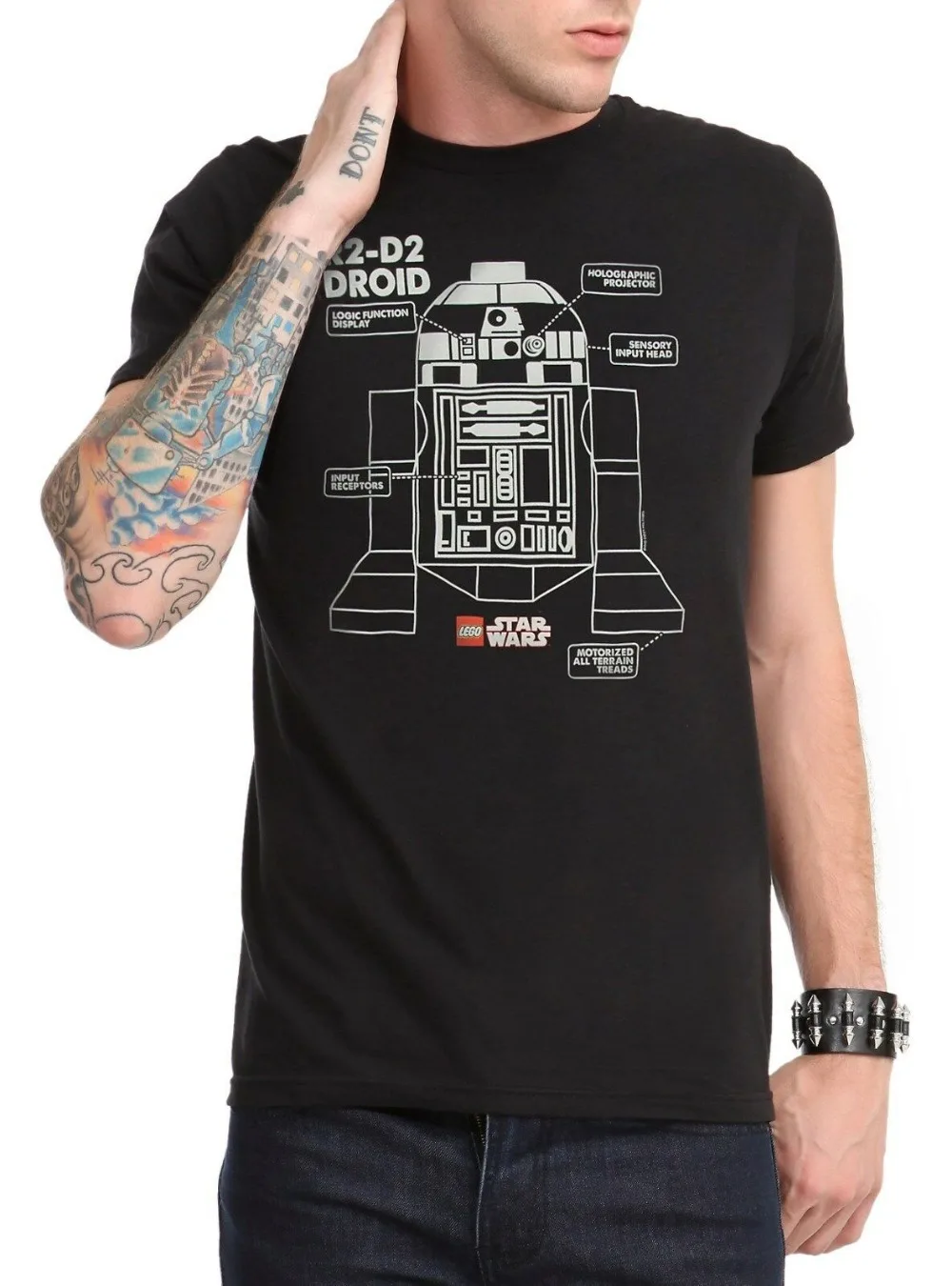 Star Wars R2-D2 Droid Blue Print T-Shirt Nwt 2019 Brand New Clothing Mens Fashion Man Cotton O Neck Tops Tees | Мужская одежда