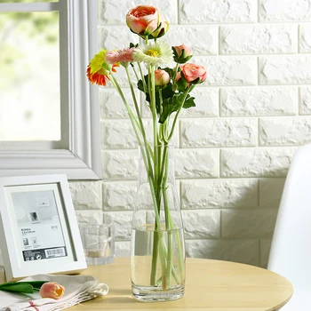 Modern Simple Thickening Transparent Glass Vase Lily Rose flower arrangement Flower Living room bedroom table Decoration Vase
Modern Simple Thickening Transparent Glass Vase Lily Rose flower arrangement Flower Living room bedroom table Decoration Vase