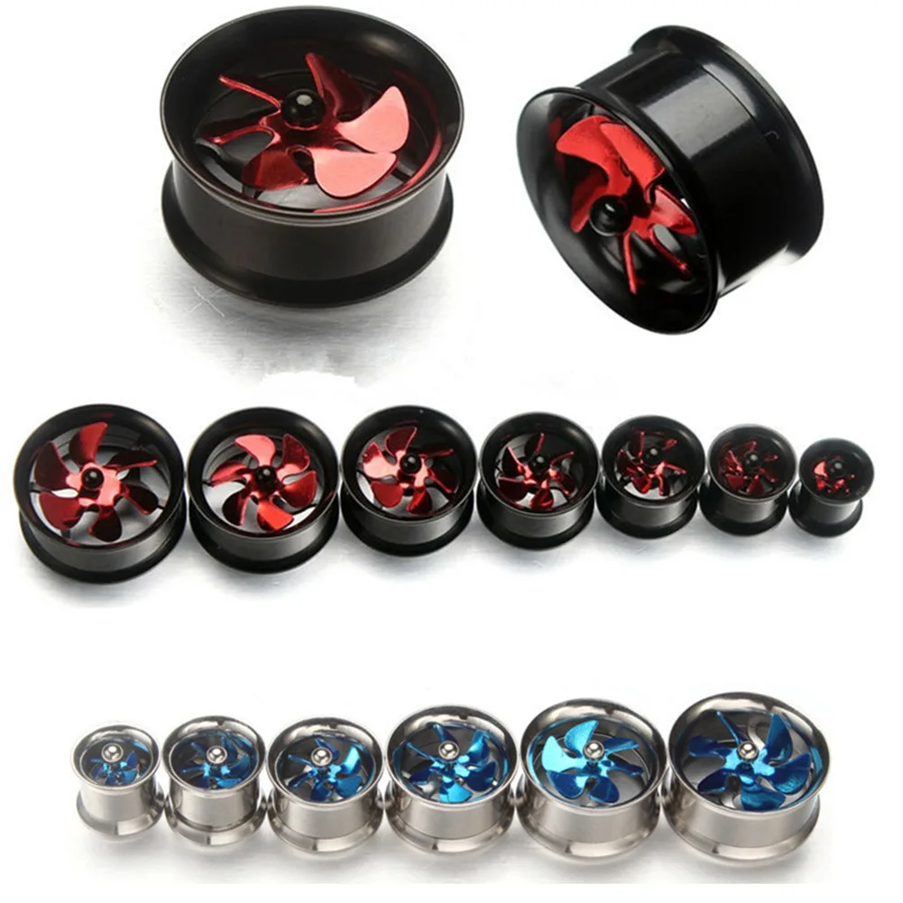 1Pc Screw Propeller Ear Tunnel Stainless Steel Plugs Windmill ear Gauge Flesh Piercing Punk Jewelry Ear Reamer Expander
1Pc Screw Propeller Ear Tunnel Stainless Steel Plugs Windmill ear Gauge Flesh Piercing Punk Jewelry Ear Reamer Expander