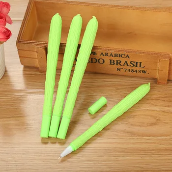 2pcs/lot Creative Stationery Simulation Gel Pen Bitter Gourd Shape Cute Office Writing Fun Pens School Kids supplies PH108
2pcs/lot Creative Stationery Simulation Gel Pen Bitter Gourd Shape Cute Office Writing Fun Pens School Kids supplies PH108