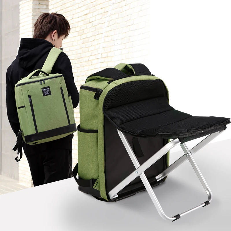 Computer backpack with chair,male with stool,outdoor travel and leisure backpack,business charging multi-function nylon male bag
Computer backpack with chair,male with stool,outdoor travel and leisure backpack,business charging multi-function nylon male bag