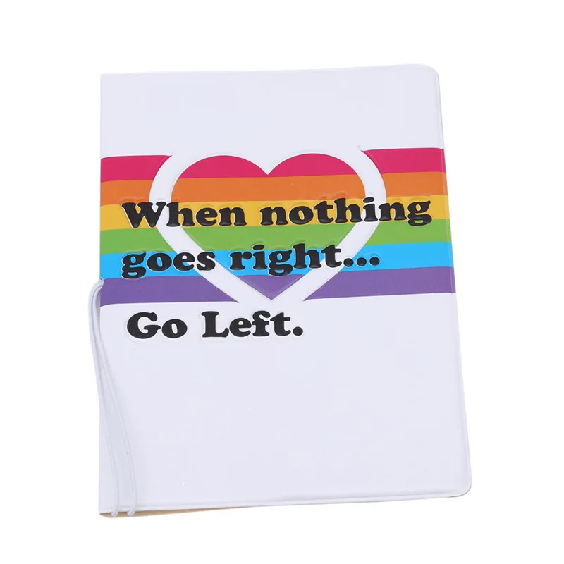 Men And Women The Rainbow Stripe Life Motto Passport Holder Synthetic Leather Travel Passport Cover
Men And Women The Rainbow Stripe Life Motto Passport Holder Synthetic Leather Travel Passport Cover