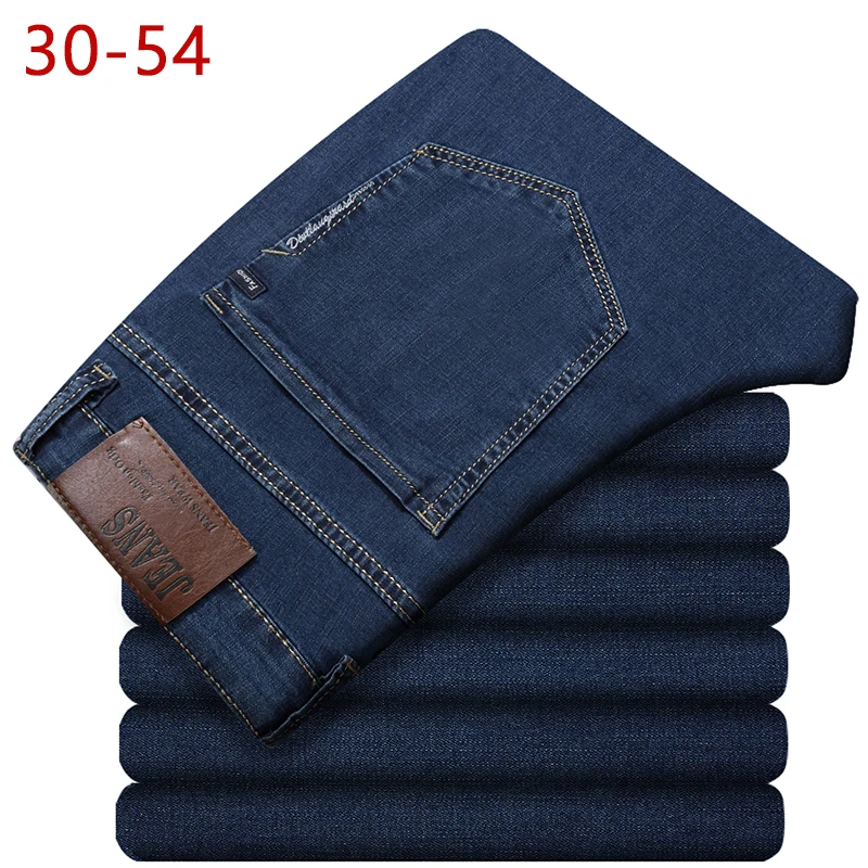 30-54 Big Size Classic Baggy Men Jeans 2019 New Spring Autumn Male Casual Solid Straight Zipper Long Stretch Varsity Denim Pants
30-54 Big Size Classic Baggy Men Jeans 2019 New Spring Autumn Male Casual Solid Straight Zipper Long Stretch Varsity Denim Pants
