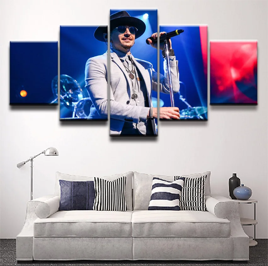 Canvas Print Chester Bennington Picture 5 Panel Linkin Park Frontman Poster Painting Home Decor Bedroom Wall Art Artwork Decor
Canvas Print Chester Bennington Picture 5 Panel Linkin Park Frontman Poster Painting Home Decor Bedroom Wall Art Artwork Decor