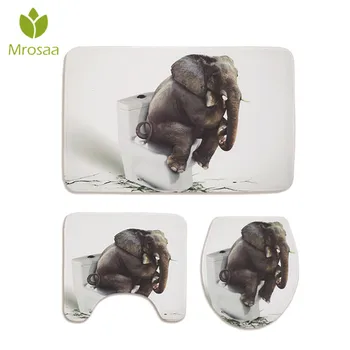 3 Pcs/Set Bathroom Mat 3D Elephant Printed Flannel Soft Non-slip Shower Rug Bath Mat Toilet Rugs Combination Bathroom Decor
3 Pcs/Set Bathroom Mat 3D Elephant Printed Flannel Soft Non-slip Shower Rug Bath Mat Toilet Rugs Combination Bathroom Decor