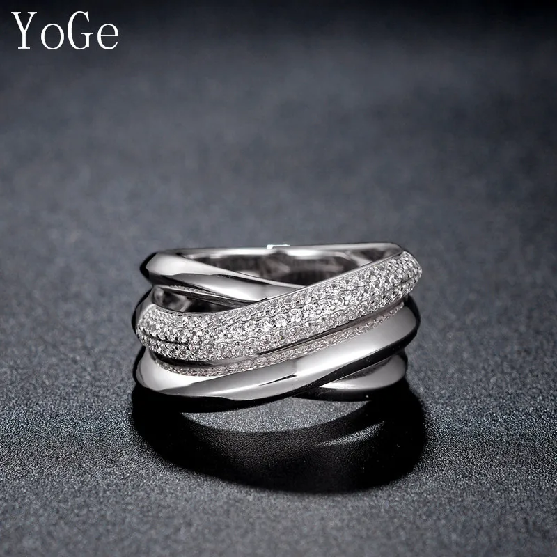 YoGe statement Jewellery, R2529 Luxury AAA CZ multi-layered full finger Party&Anniversary&wedding ring
YoGe statement Jewellery, R2529 Luxury AAA CZ multi-layered full finger Party&Anniversary&wedding ring