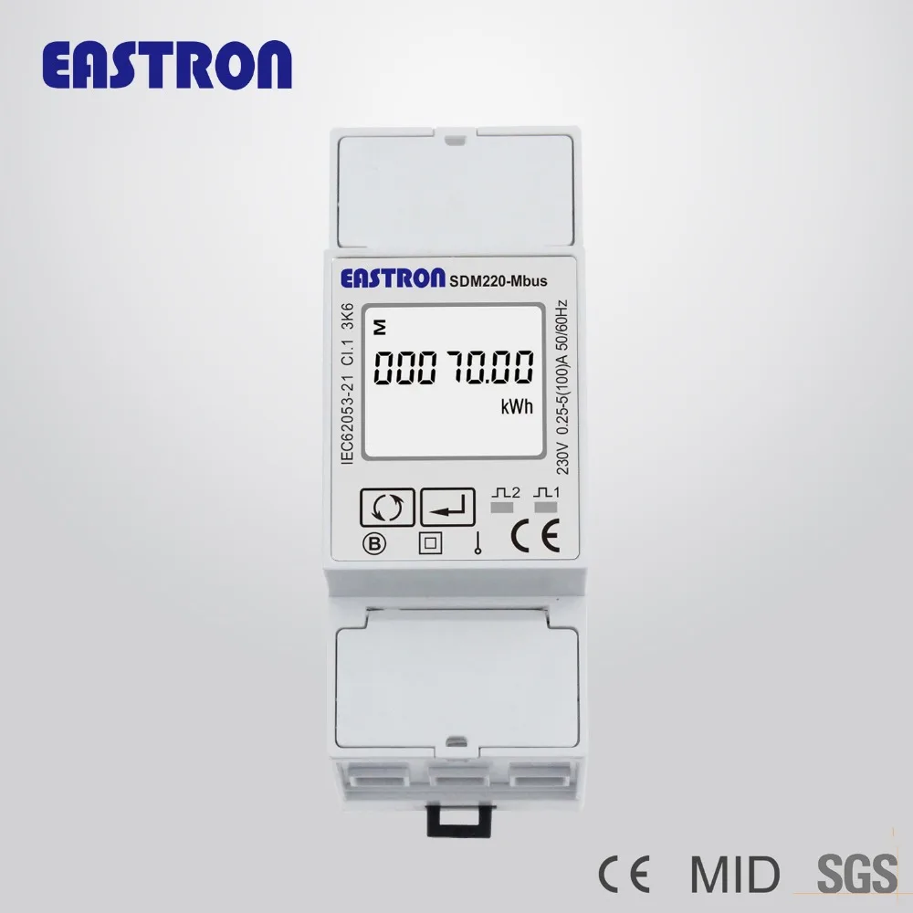 SDM220Mbus, 5(100)A, 220/230V, Single Phase Smart Meter, Pulse/Mbus, Resettable, Multi-function power analyzer
SDM220Mbus, 5(100)A, 220/230V, Single Phase Smart Meter, Pulse/Mbus, Resettable, Multi-function power analyzer